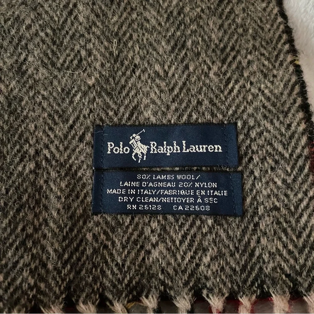 Polo Ralph Lauren men’s lambwool reversible scarf